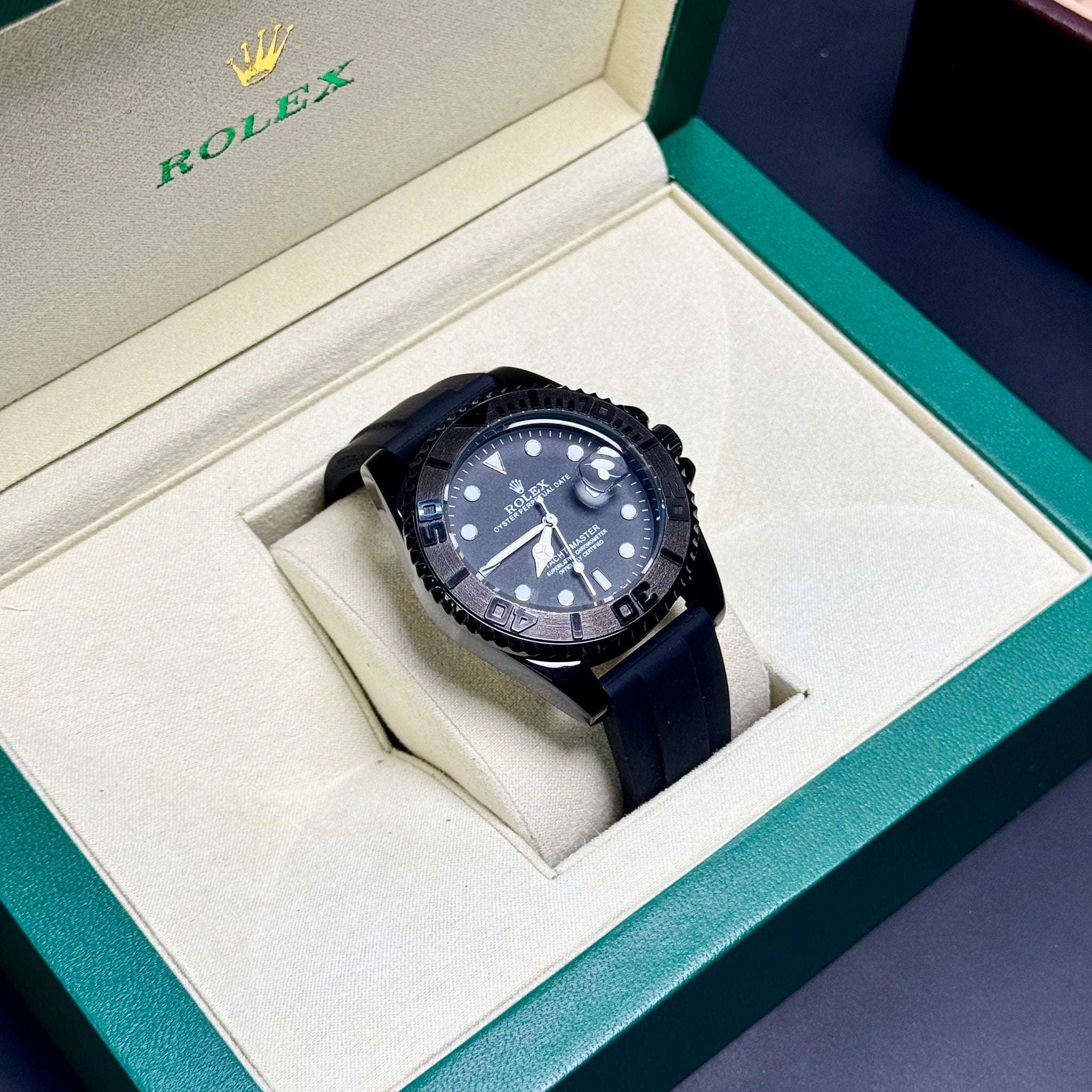 Wristive RLX Yacht-Master Submariner Silicon Strap - Rotatable Dial