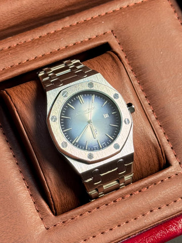 Wristive AP Heavy Weight Watch – Gradient Dial with Date | Stainless Steel